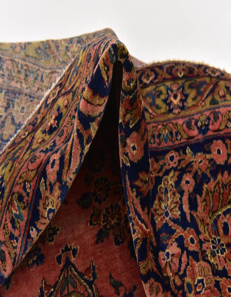 Detail image of 10' x 13' 10  Hand Knotted Sarough Persian Wool Rug