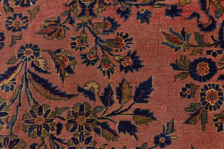 10' x 13' 10 Hand Knotted Sarough Persian Wool Rug