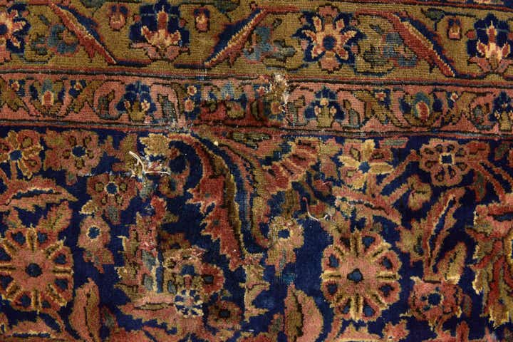 10' x 13' 10 Hand Knotted Sarough Persian Wool Rug