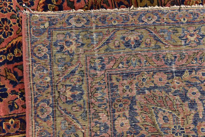 10' x 13' 10 Hand Knotted Sarough Persian Wool Rug