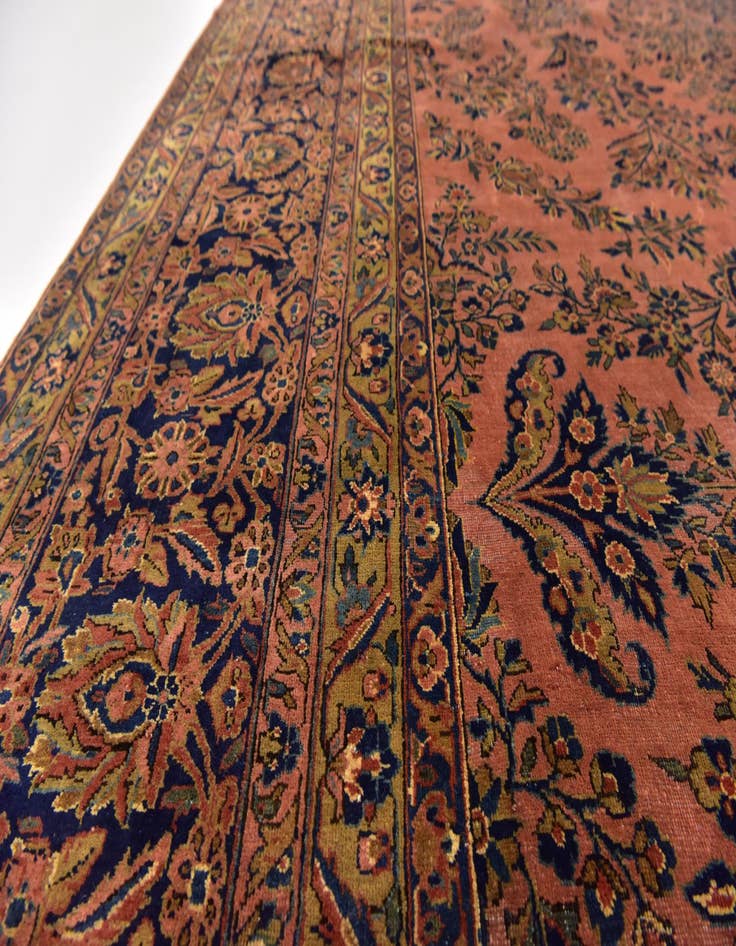 Detail image of 10' x 13' 10  Hand Knotted Sarough Persian Wool Rug