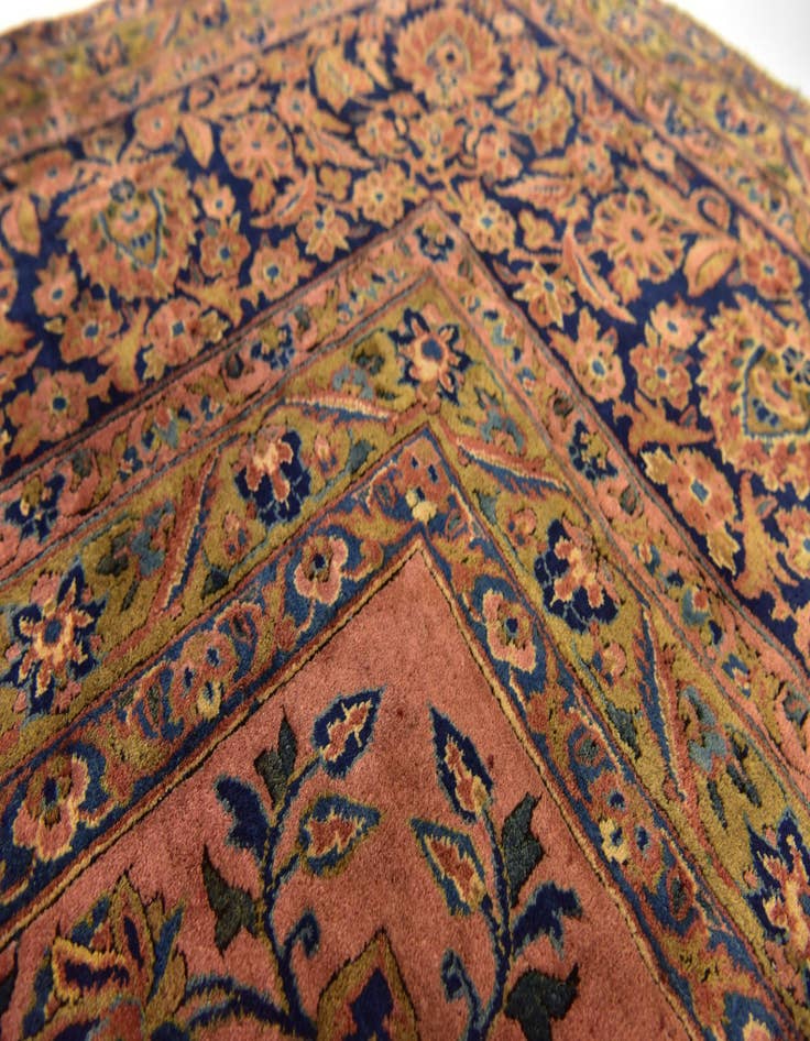 Detail image of 10' x 13' 10  Hand Knotted Sarough Persian Wool Rug