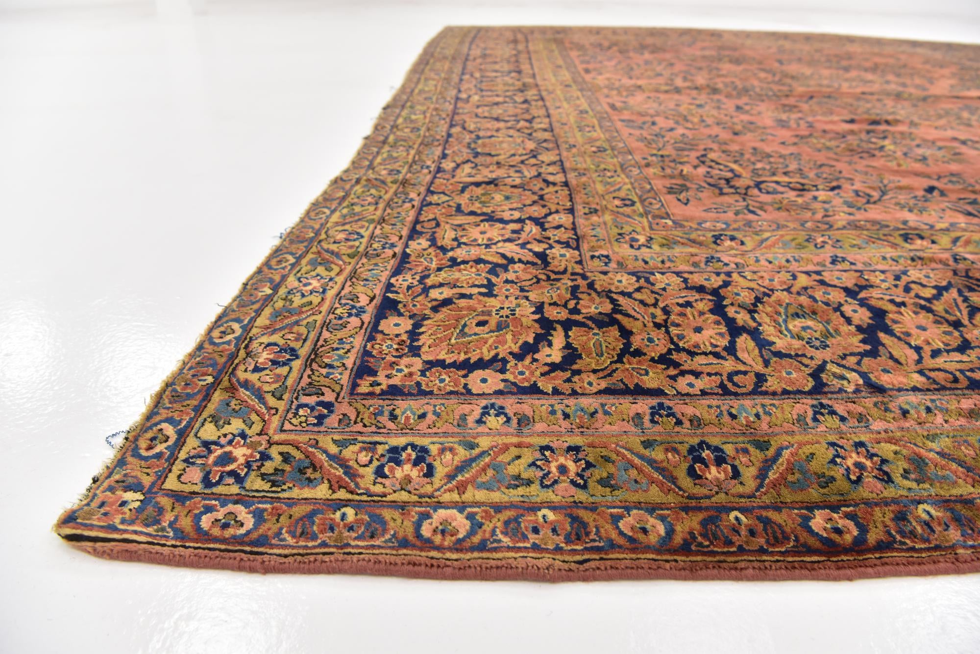 10' x 13' 10 Hand Knotted Sarough Persian Wool Rug