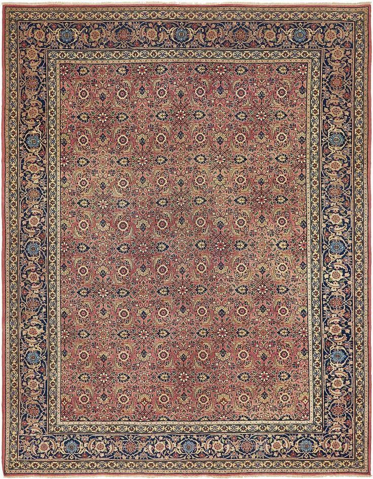 Detail image of 8' 6 x 11' 4 Hand Knotted Sarough Persian Wool Rug