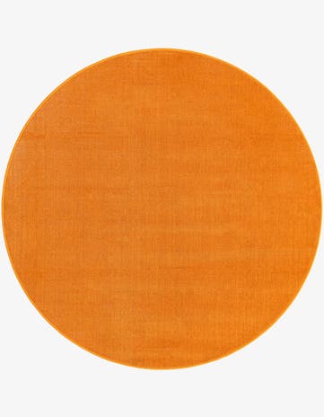 Salmon SoHo Round Rug