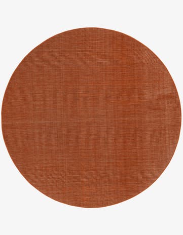 Salmon SoHo Round Rug