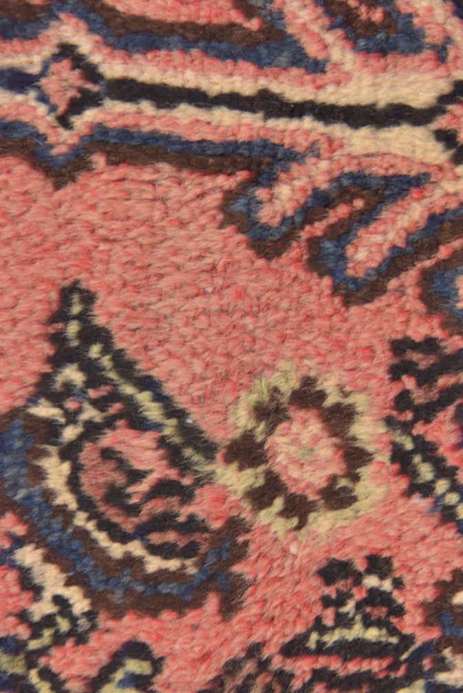 3' 7 x 10' 7 Hand Knotted Hamedan Persian Wool Runner Rug