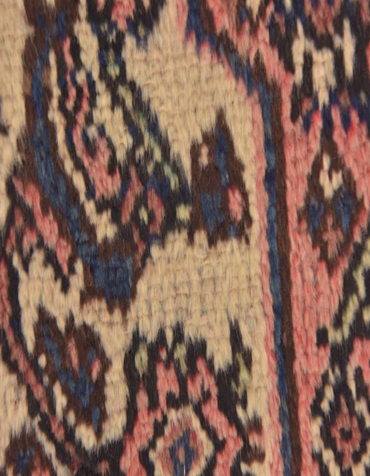 Detail image of 3' 7 x 10' 7 Hand Knotted Hamedan Persian Wool Runner Rug