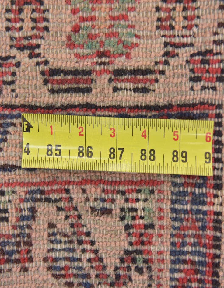 Detail image of 3' 7 x 10' 7 Hand Knotted Hamedan Persian Wool Runner Rug