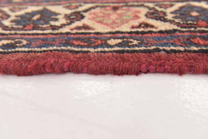 3' 7 x 10' 7 Hand Knotted Hamedan Persian Wool Runner Rug