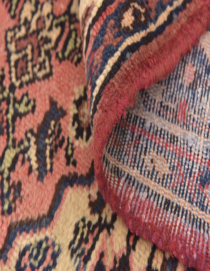 Detail image of 3' 7 x 10' 7 Hand Knotted Hamedan Persian Wool Runner Rug