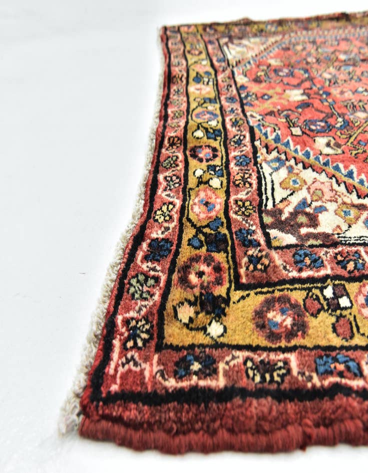 Detail image of 5' 4 x 10' 8  Hand Knotted Hossainabad Persian Wool Runner Rug