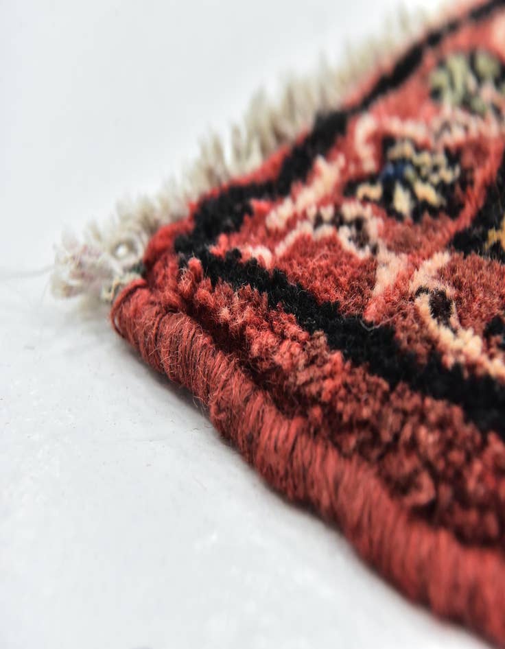 Detail image of 5' 4 x 10' 8  Hand Knotted Hossainabad Persian Wool Runner Rug