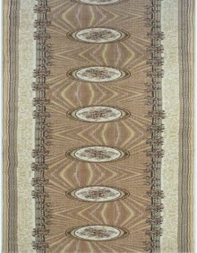 Detail image of 2' 7 x 65' 7 Tabriz Design Runner Rug