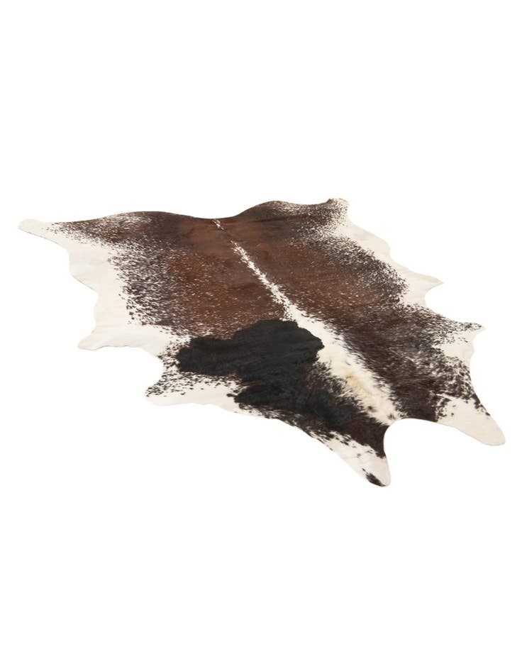 Detail image of 6' 7 x 7' 5 Cowhide Leather Rug