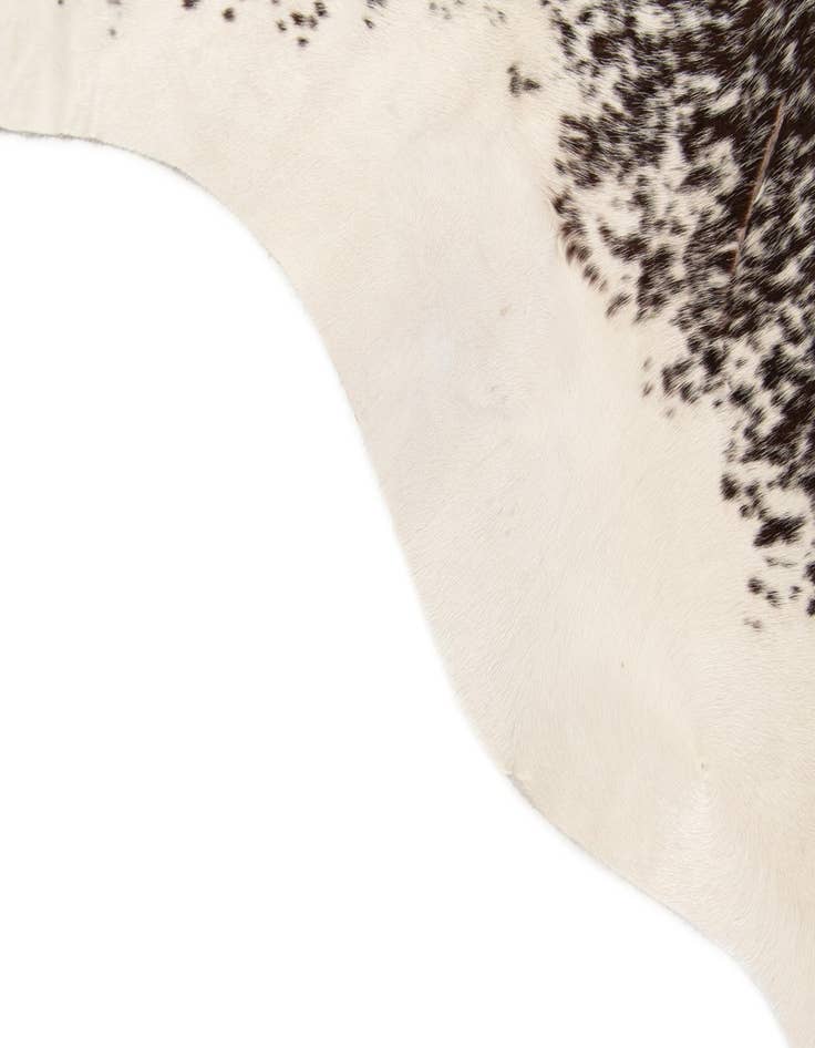 Detail image of 6' 7 x 7' 5 Cowhide Leather Rug