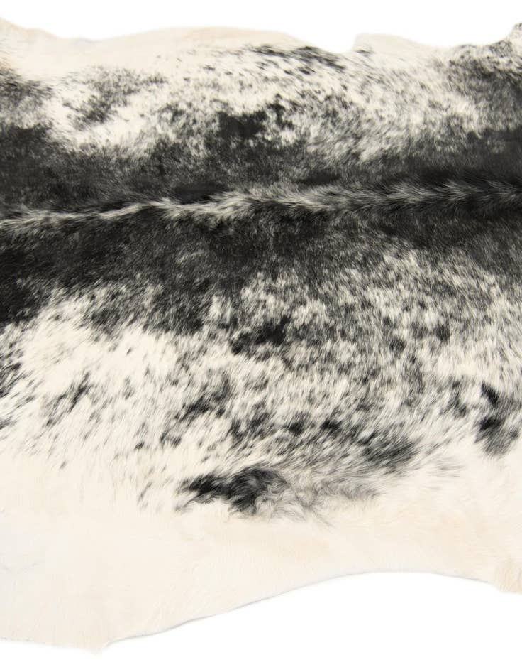 Detail image of 6' x 6' 8 Cowhide Leather Rug