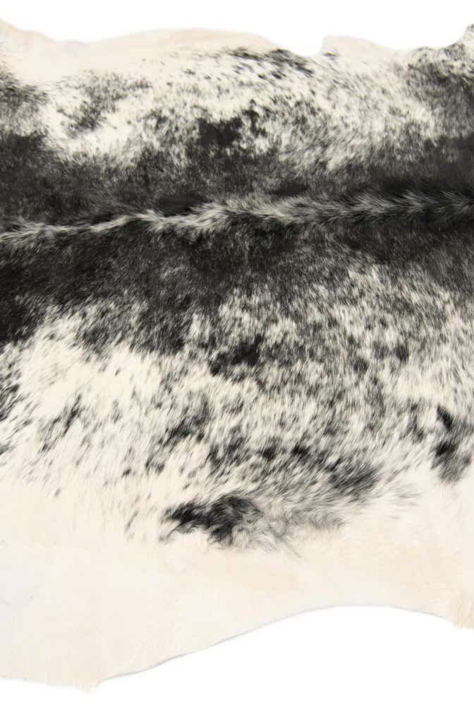 6' x 6' 8 Cowhide Leather Rug