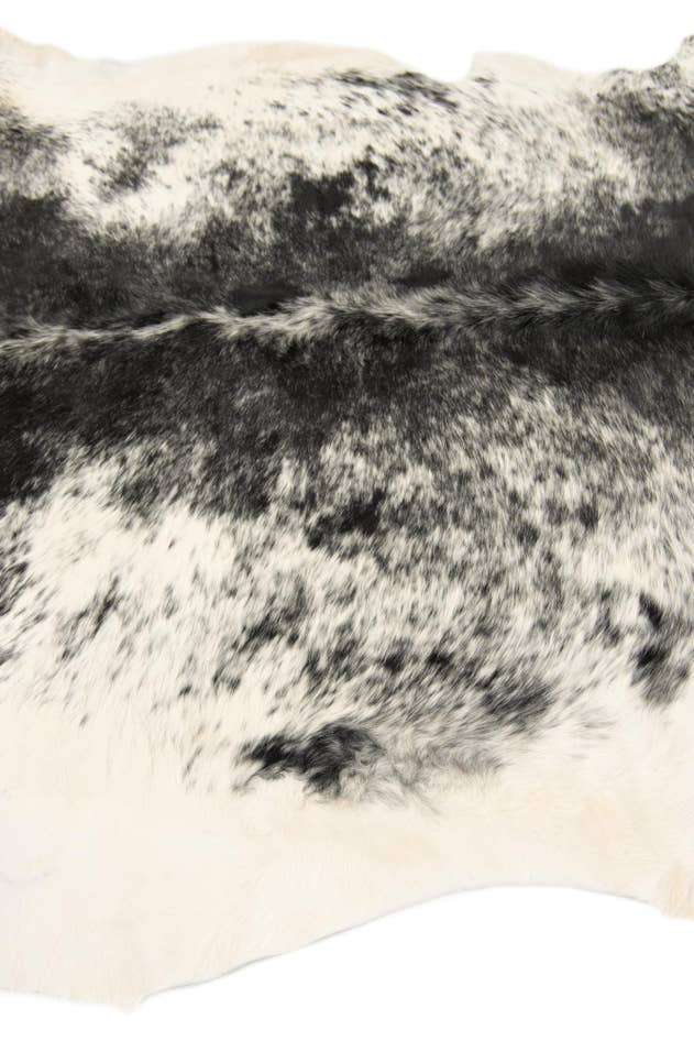 Detail image of 6' x 6' 8 Cowhide Leather Rug