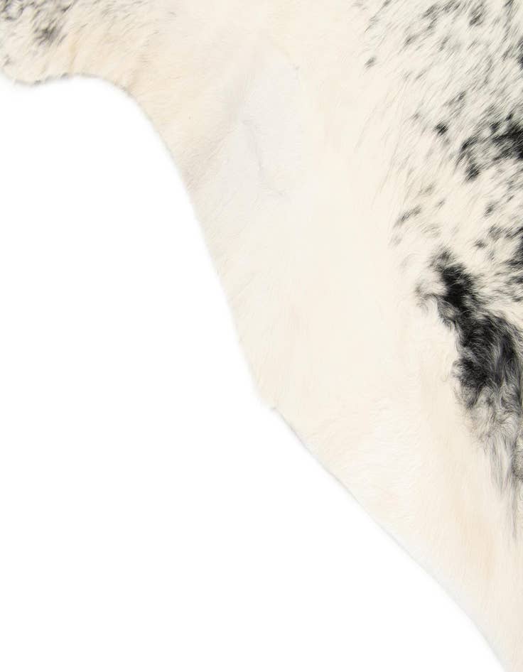 Detail image of 6' x 6' 8 Cowhide Leather Rug