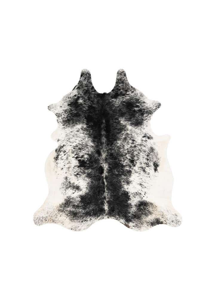 6' x 6' 8 Cowhide Leather Rug
