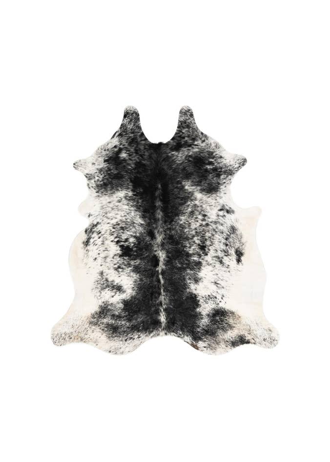Detail image of 6' x 6' 8 Cowhide Leather Rug