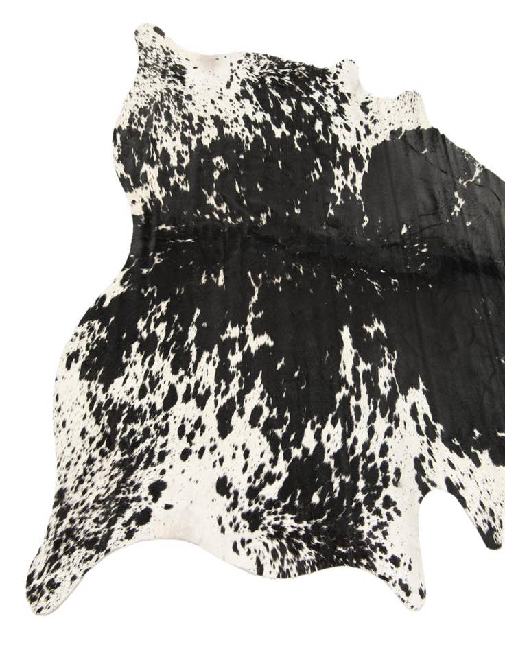 Detail image of 5' 4 x 6' 3 Cowhide Leather Rug