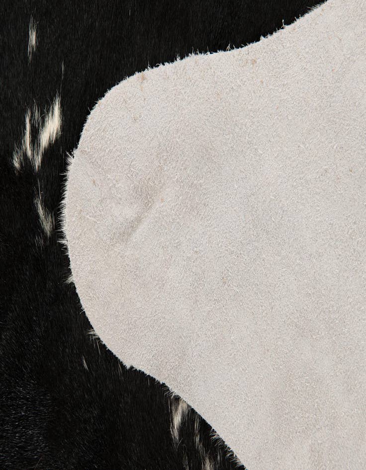 Detail image of 5' 4 x 6' 3 Cowhide Leather Rug