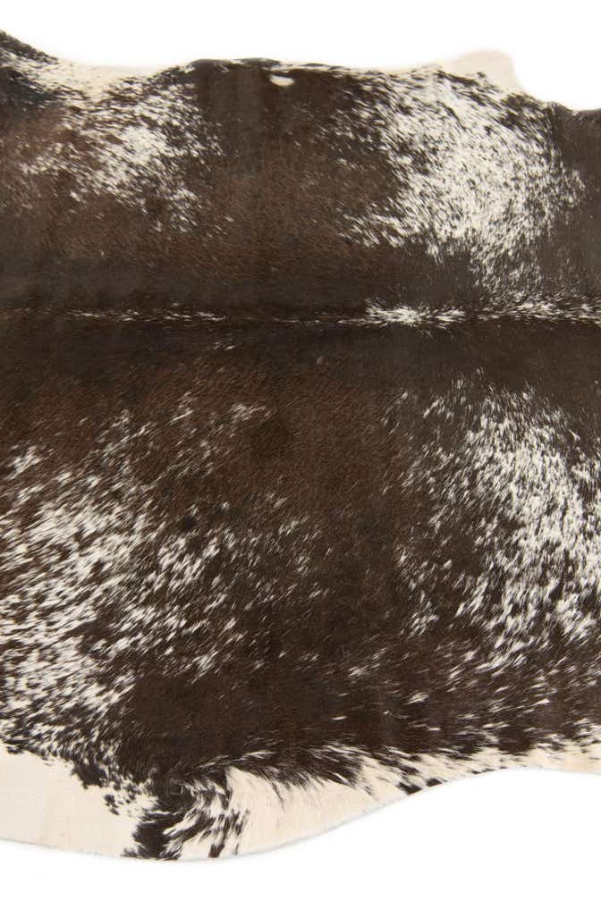 5' 7 x 6' 5 Cowhide Leather Rug
