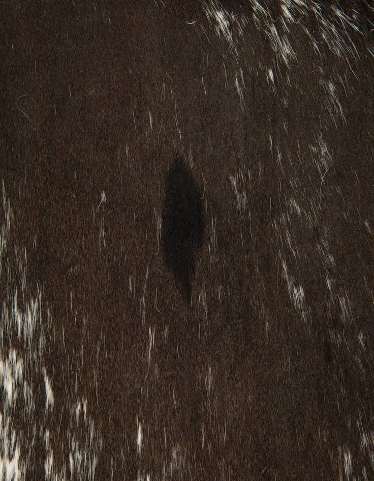 Detail image of 5' 7 x 6' 5 Cowhide Leather Rug