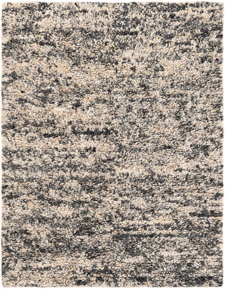 Detail image of 5' 1 x 7' 1  Hand Woven Haka Deluxe Shag Rug