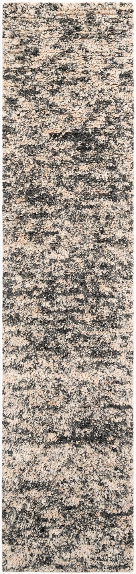 2' 7 x 12'  Hand Woven Haka Deluxe Shag Runner Rug