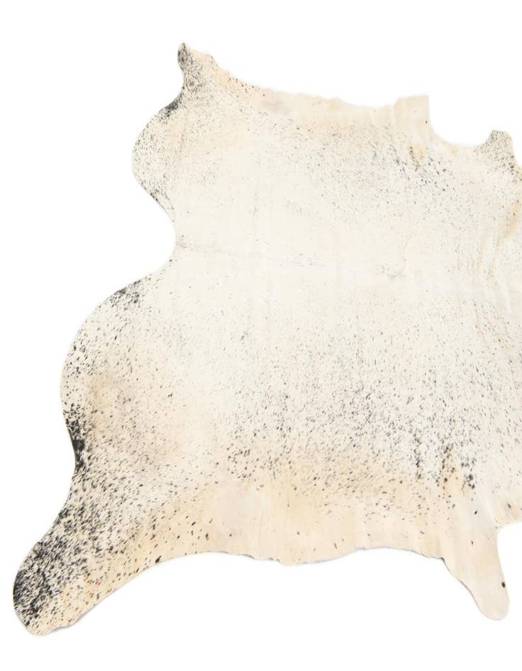 Detail image of 6' 7 x 6' 8 Cowhide Leather Square Rug