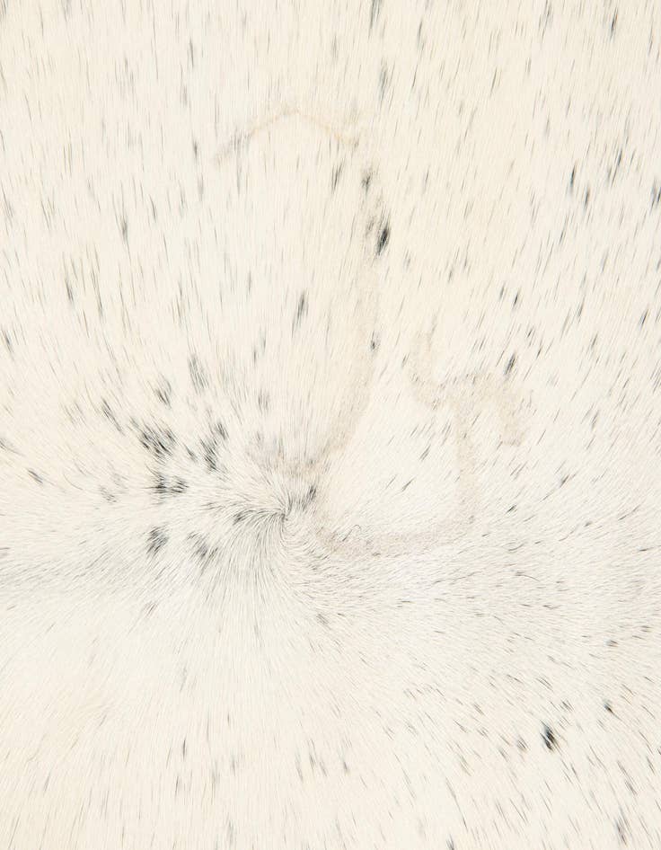 Detail image of 6' 7 x 6' 8 Cowhide Leather Square Rug