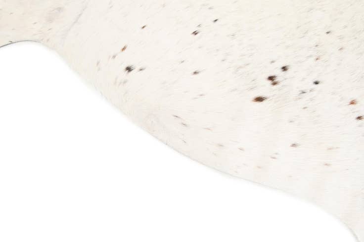 Detail image of 5' 1 x 6' 2 Cowhide Leather Square Rug