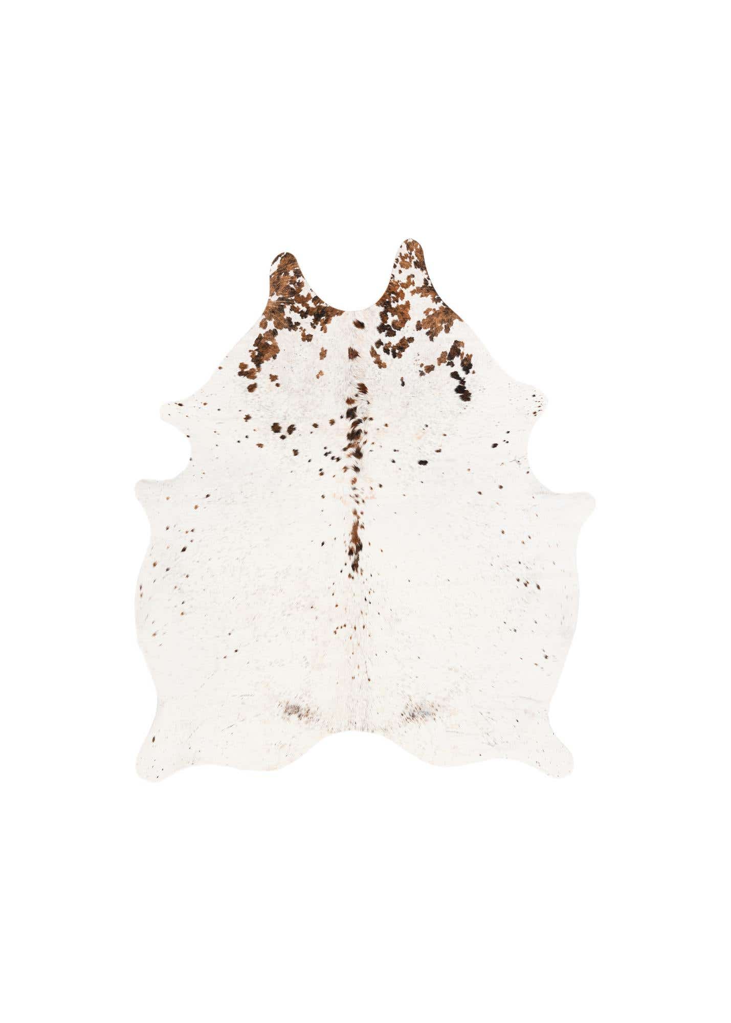 5' 1 x 6' 2 Cowhide Leather Square Rug