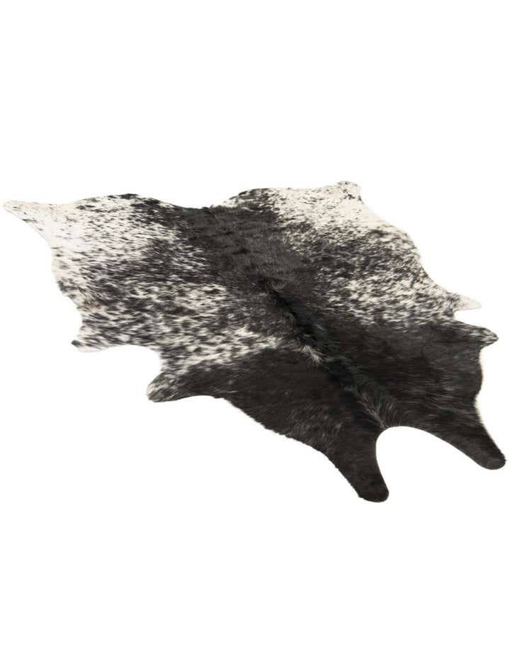 5' 3 x 5' 9 Cowhide Leather Square Rug