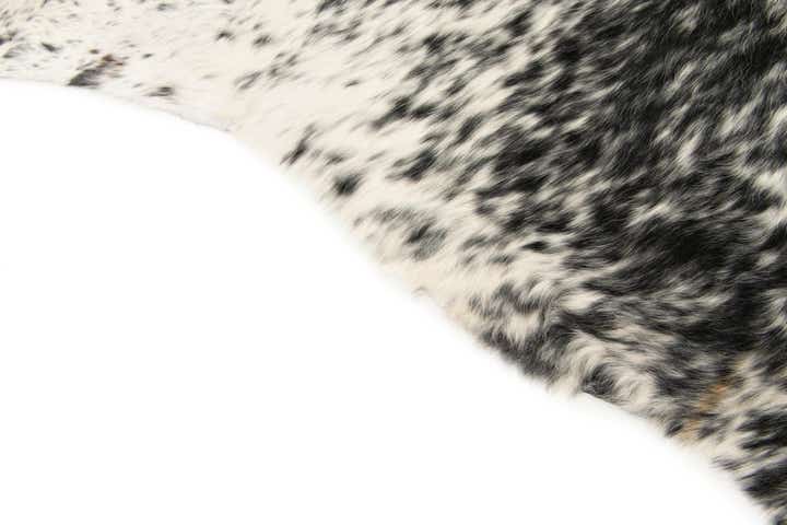 5' 3 x 5' 9 Cowhide Leather Square Rug