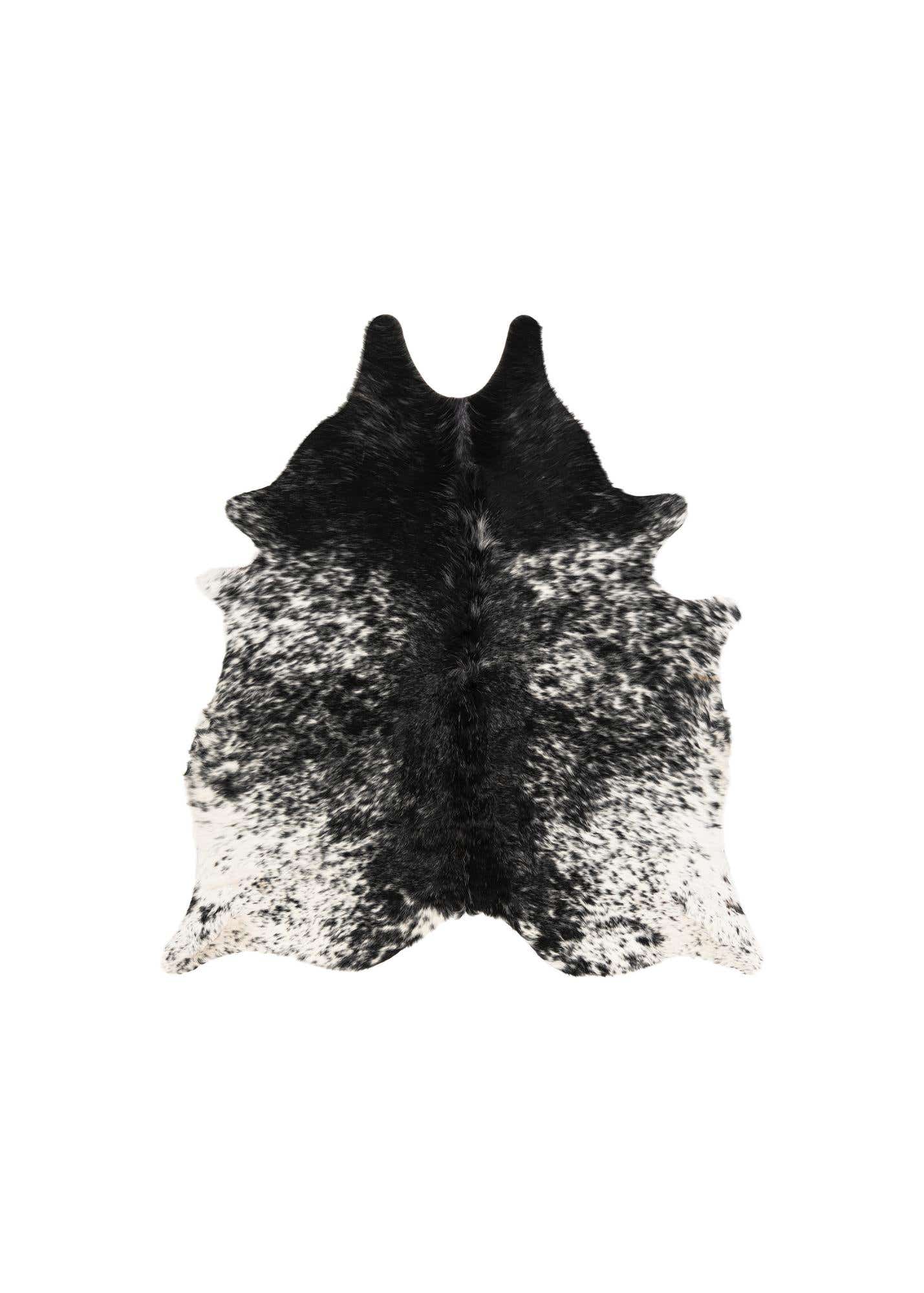 5' 3 x 5' 9 Cowhide Leather Square Rug