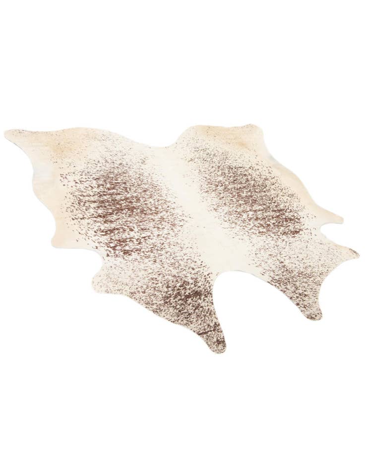 Detail image of 5' 7 x 5' 7 Cowhide Leather Square Rug
