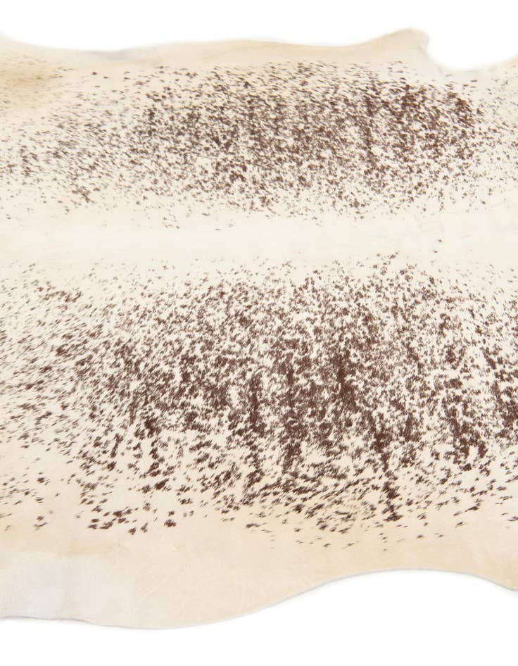 Detail image of 5' 7 x 5' 7 Cowhide Leather Square Rug