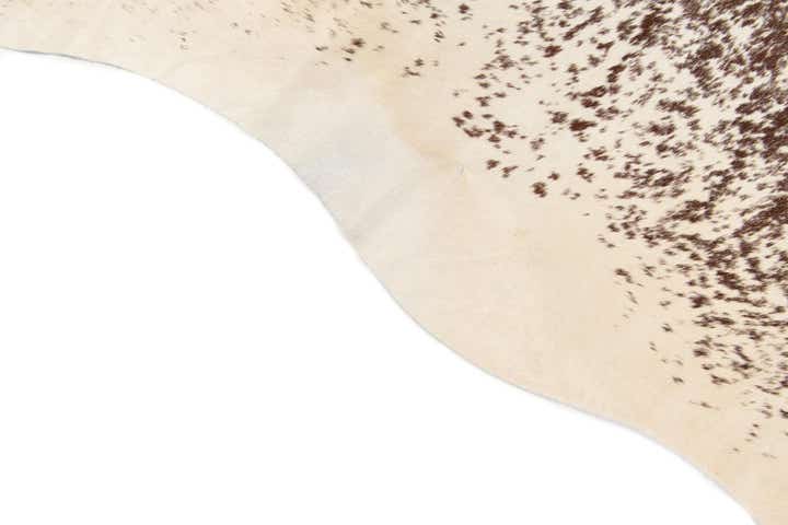5' 7 x 5' 7 Cowhide Leather Square Rug