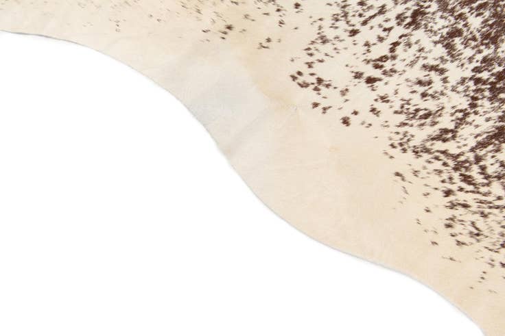 Detail image of 5' 7 x 5' 7 Cowhide Leather Square Rug