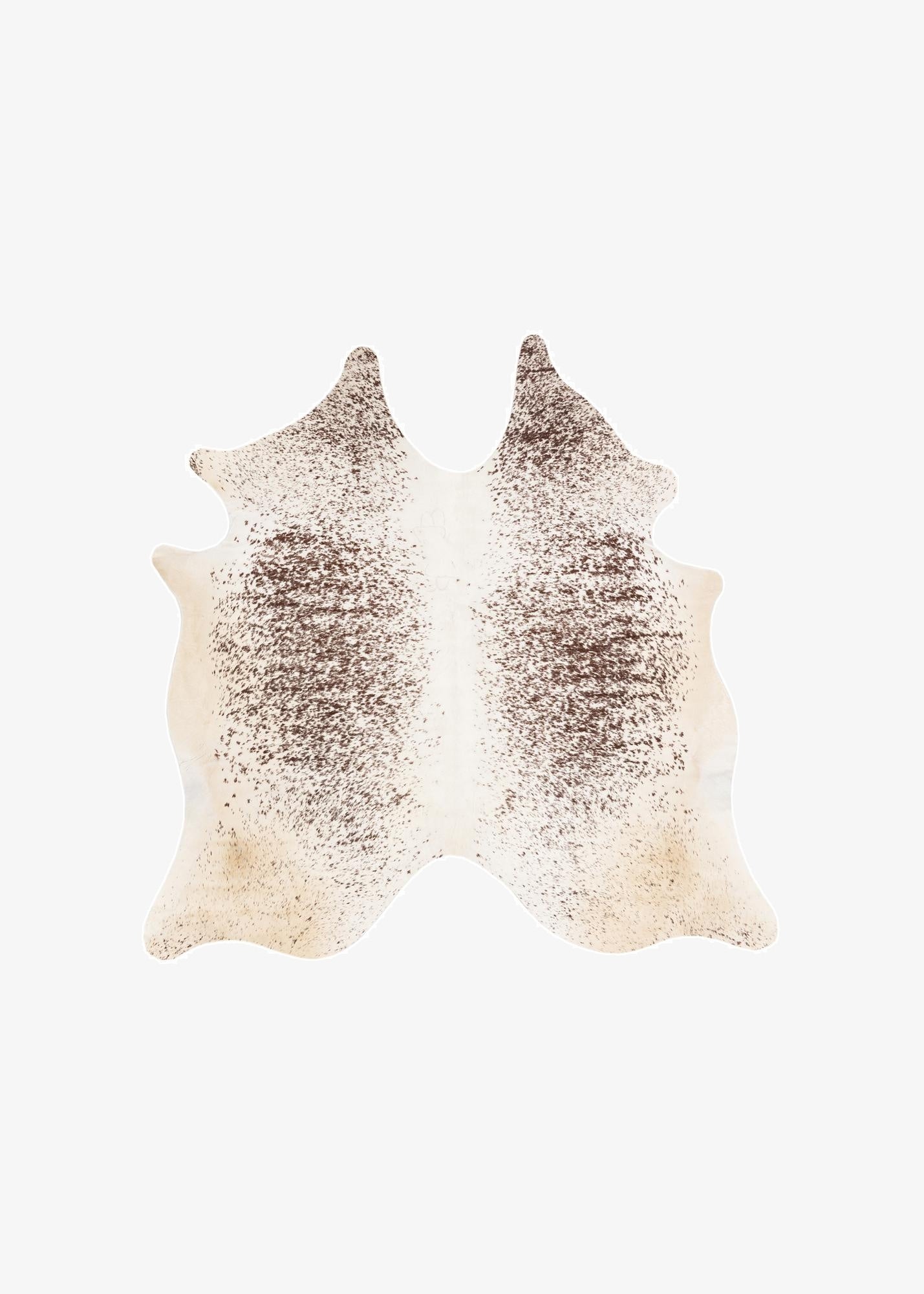 5' 7 x 5' 7 Cowhide Leather Square Rug