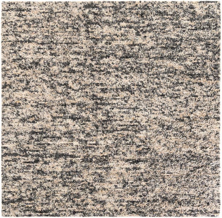 Detail image of 10' x 10' Hand Woven Haka Deluxe Shag Square Rug