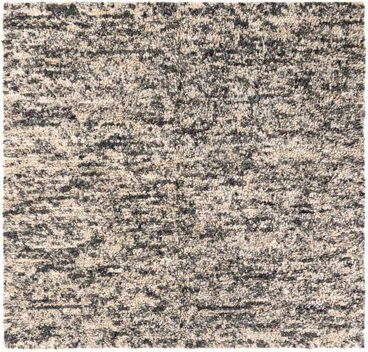 Detail image of 7' 10 x 7' 10 Hand Woven Haka Deluxe Shag Square Rug