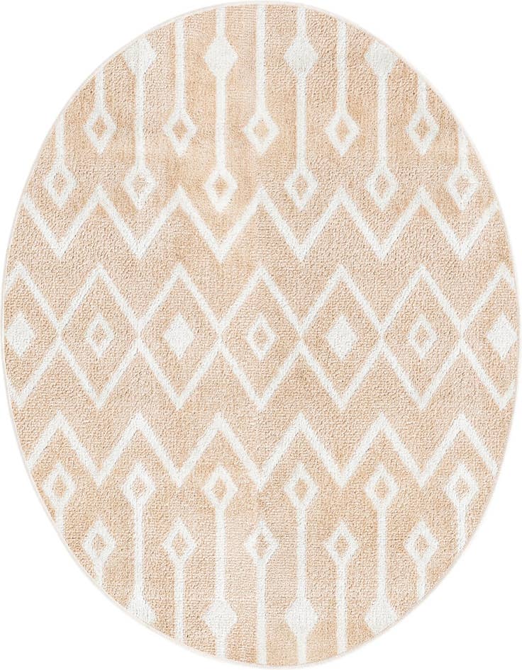 Detail image of 3' x 3' Bohemian Trellis Round Rug