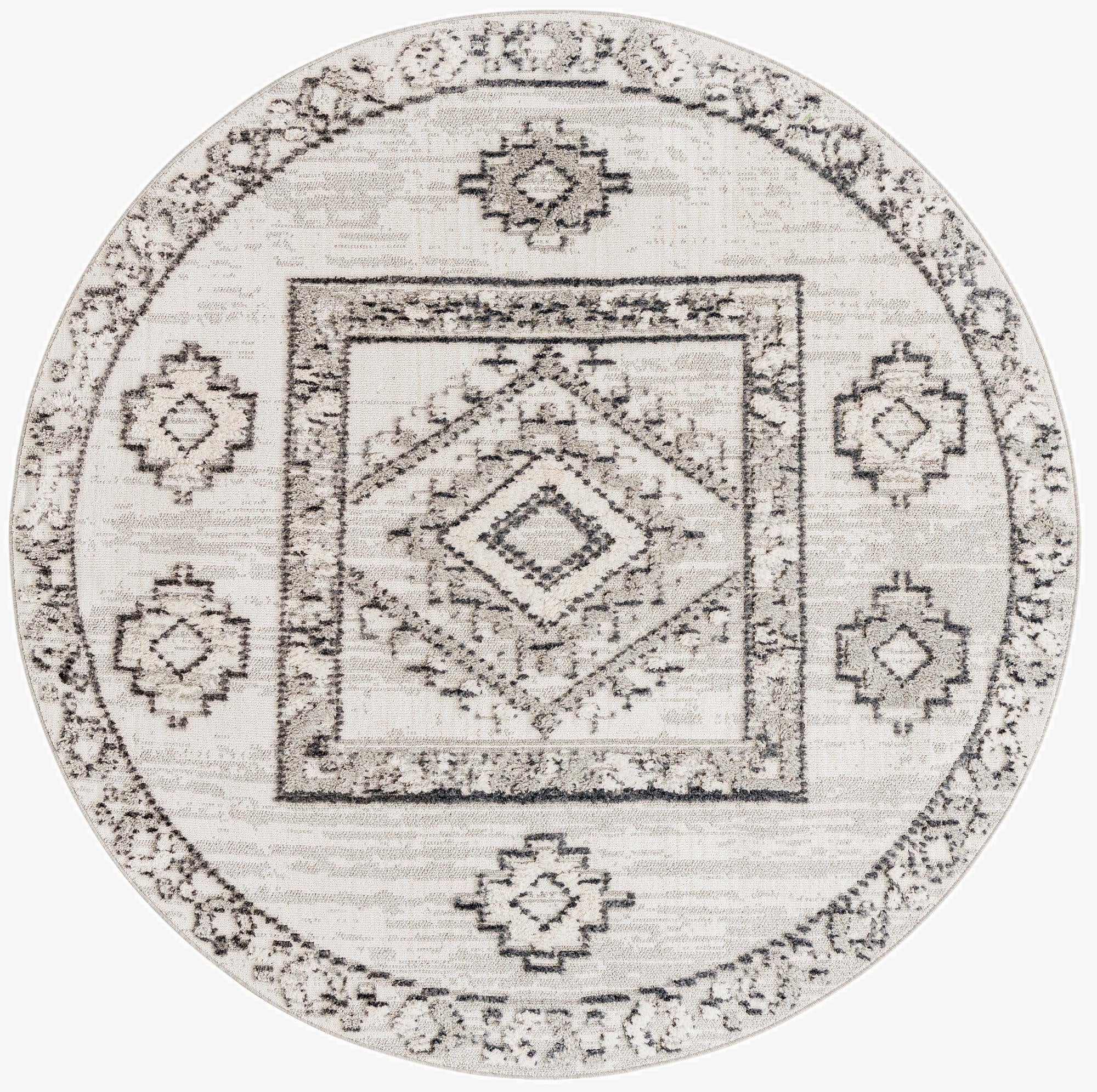 7' x 7' Cherokee Round Rug