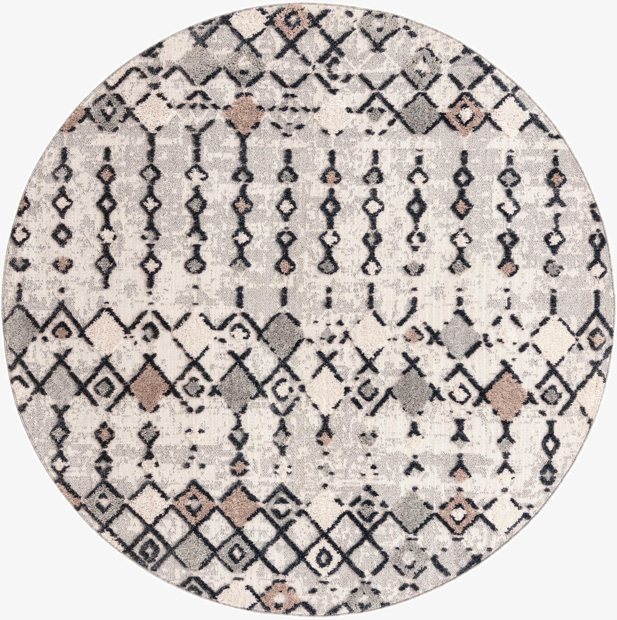 7' x 7' Cherokee Round Rug