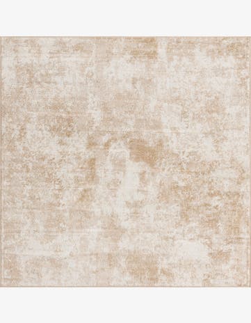Sand Aurora Square Rug